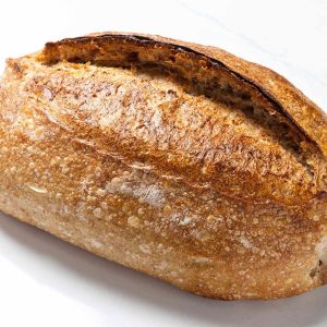 Chleb pszenno - żytni z pieczonym czosnkiem